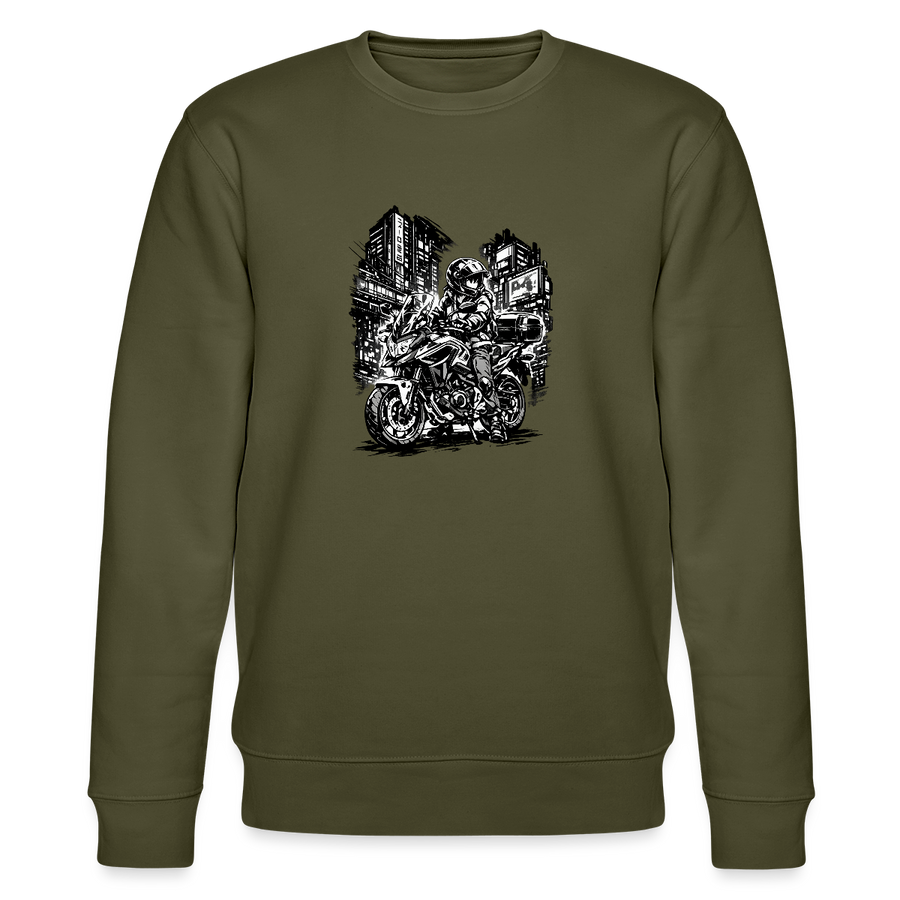 Honda nc 700 [Sweatshirt] - Manga Neon City - Brust Print
