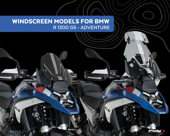 BMW R 1300 GS TROPHY [2025] — туристический экран — прозрачный