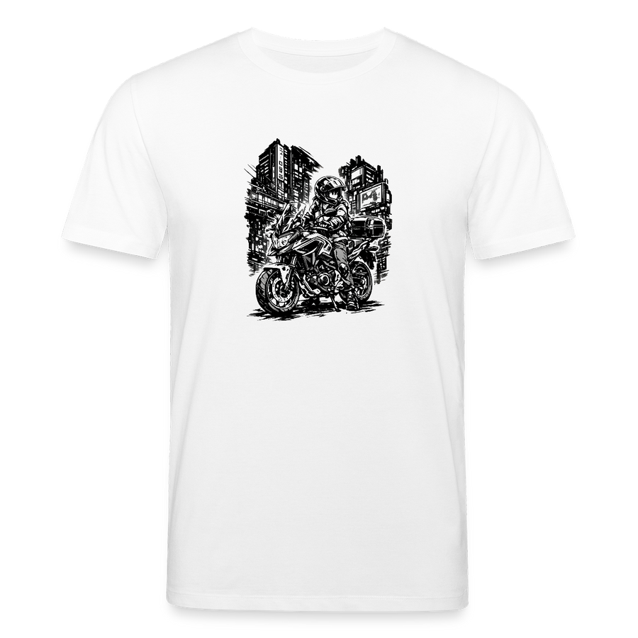 Honda nc 700 [T-Shirt] - Manga Neon City - Brust Print