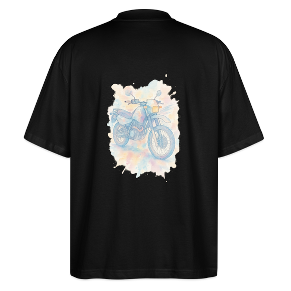 Yamaha XT 600 [Motorize] - Oversize skjorta Baksida Akvarell - Svart