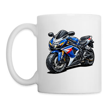 Suzuki gsx-r 600 [valkoinen muki] - sarjakuva - yksipuolinen
