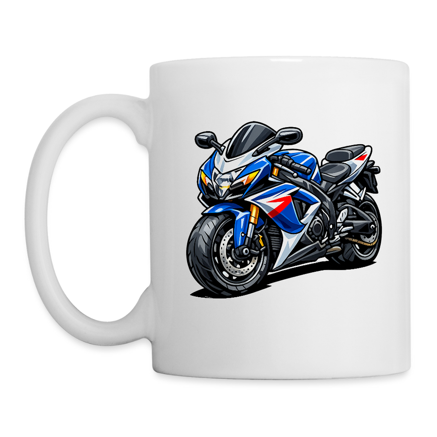 Suzuki gsx-r 600 [Tasse Weiß] - Karikatur - Einseitig