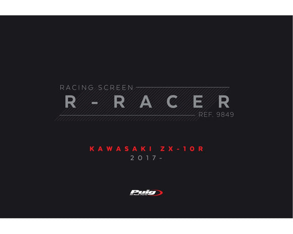 KAWASAKI ZX-10RR NINJA PERFORMANCE [2018] — Экран R-Racer — Черный