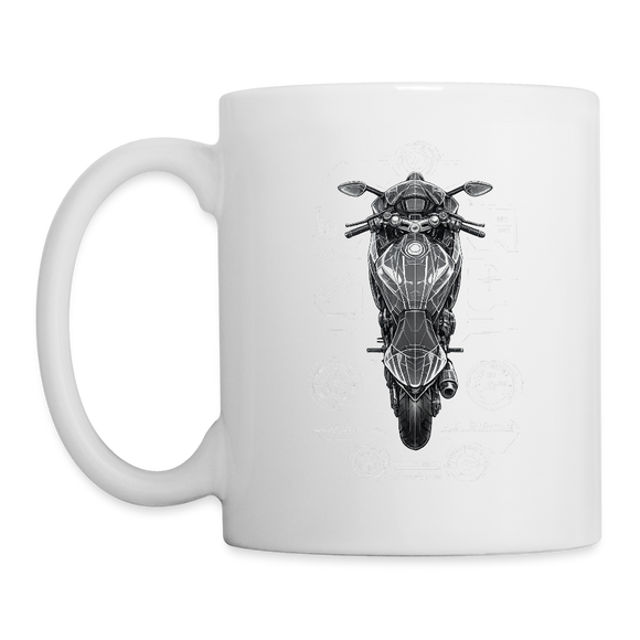 Ducati supersport [Tasse Weiß] - Top-Down Tech - Einseitig