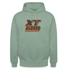 Hoodie unisex - Grågrön