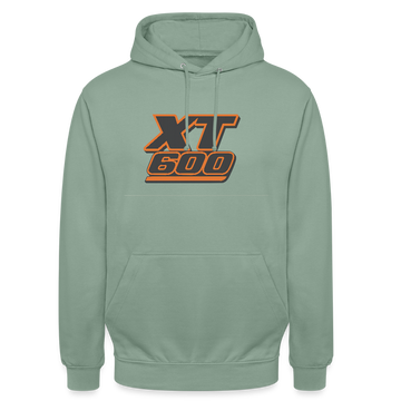 Hoodie unisex - Grågrön