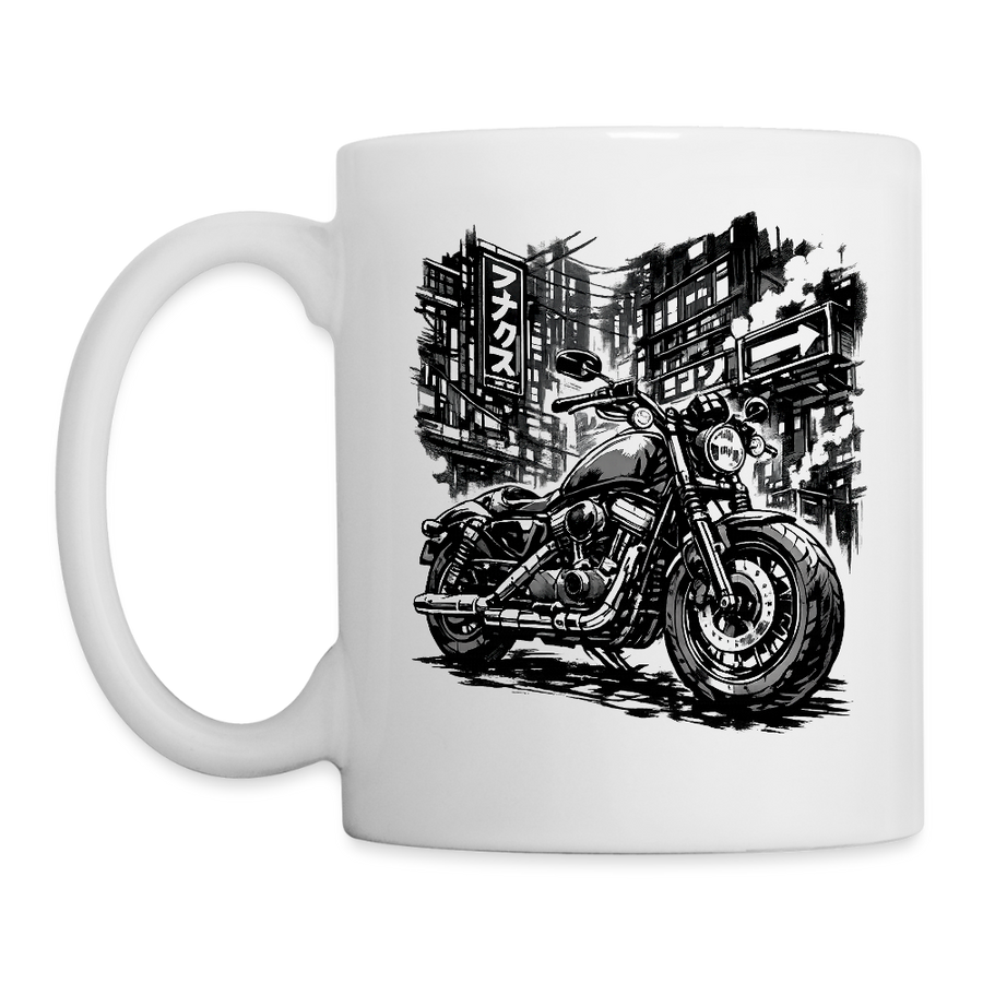 Harley davidson sportster [Mug White] - Manga Neon City - Unilateral