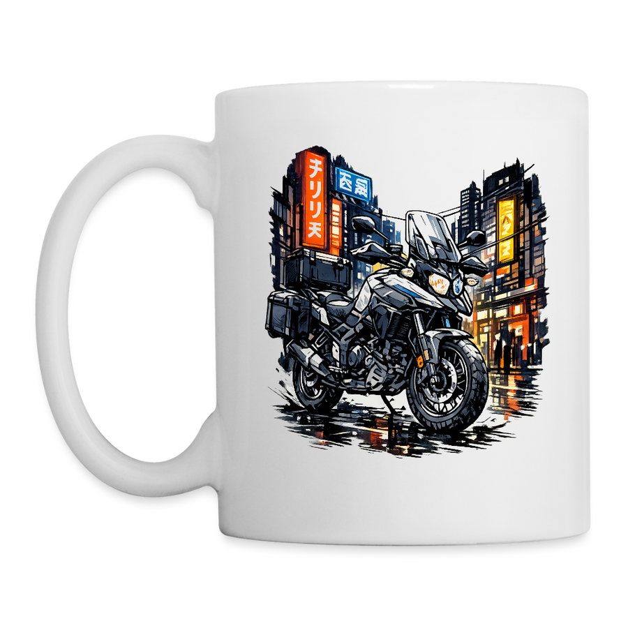 Suzuki dl 800 [Coupe Blanche] - Manga Neon City - Simple Face