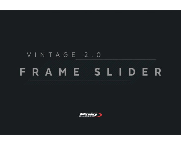 KAWASAKI ELIMINATOR 500 SE [2025] – フレーム クラッシュ パッド ヴィンテージ 2.0 – ブラック