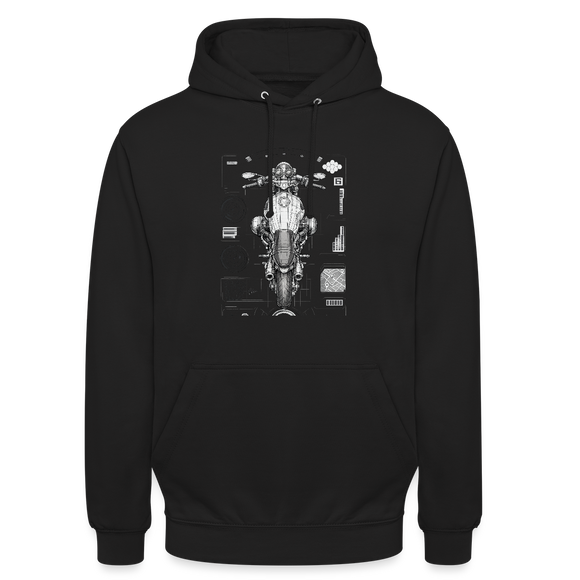 Bmw r ninet pure [Sudadera con capucha] - Top-Down Tech - Impresión en el pecho