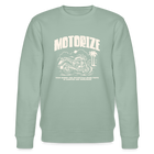 Brust Pulli - Helles Graugrün