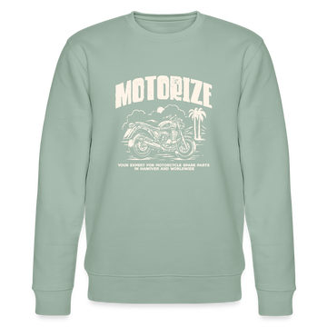 Brust Pulli - Helles Graugrün