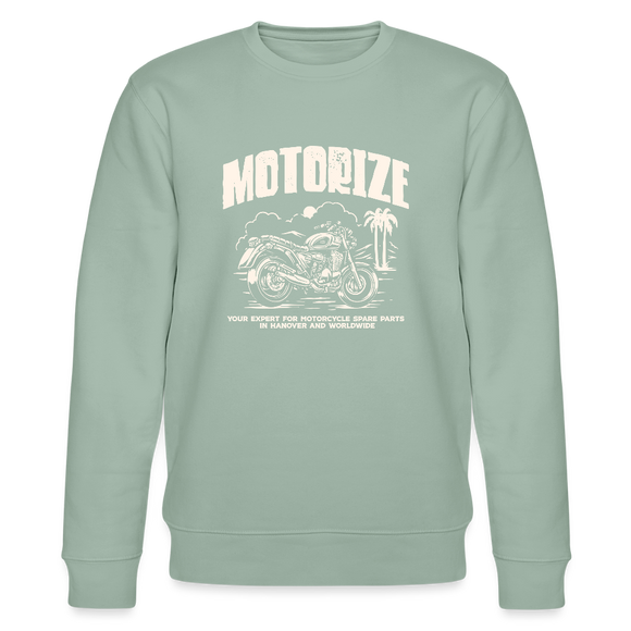 Brust Pulli - Helles Graugrün