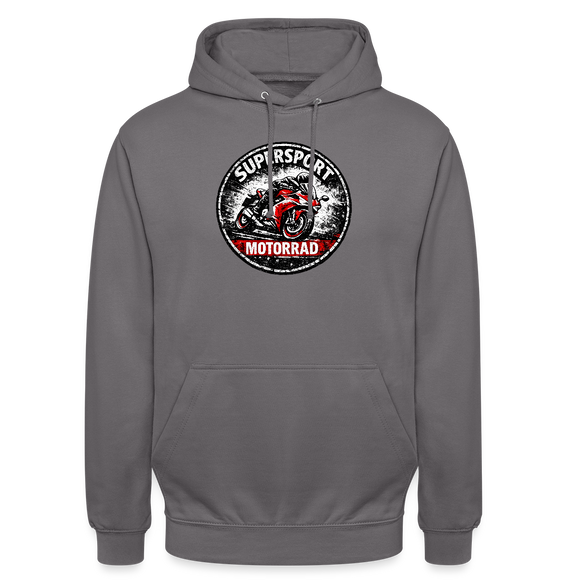 Ducati supersport [Hoodie] - Grunge Badge - Brust Print