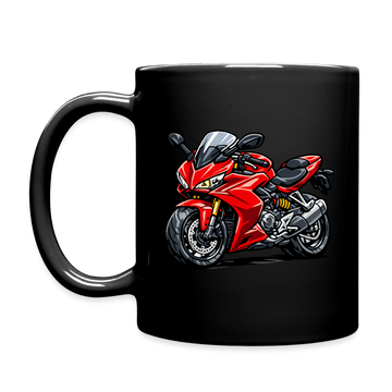 Ducati supersport [Tasse Schwarz] - Karikatur - Einseitig