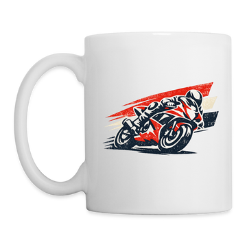 Suzuki gsx-r 600 [Tasse Weiß] - Retro Rallye - Einseitig