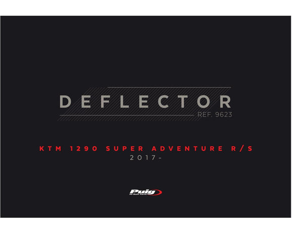 KTM 1290 SUPER ADVENTURE T [2023] – Øvre deflektor – Gjennomsiktig