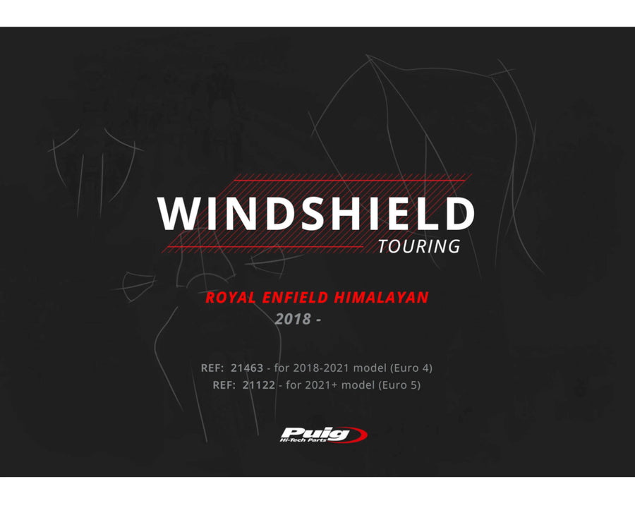 ROYAL ENFIELD HIMALAYAN 410 [2023] – Zaslon za obilazak – Proziran