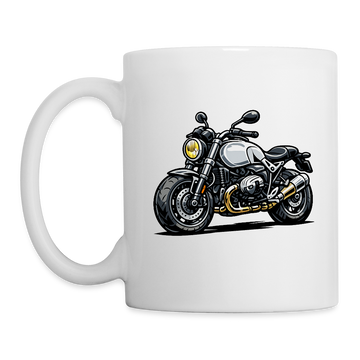 Bmw r ninet pure [Tasse Weiß] - Karikatur - Einseitig
