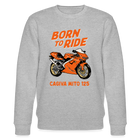 胸 - まだらのある灰色