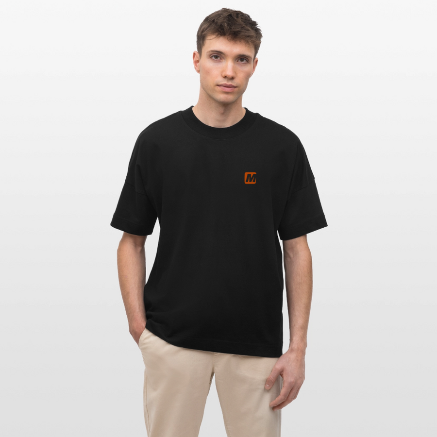 Stanley/Stella oversized unisex biologisch T-shirt blaster - zwart