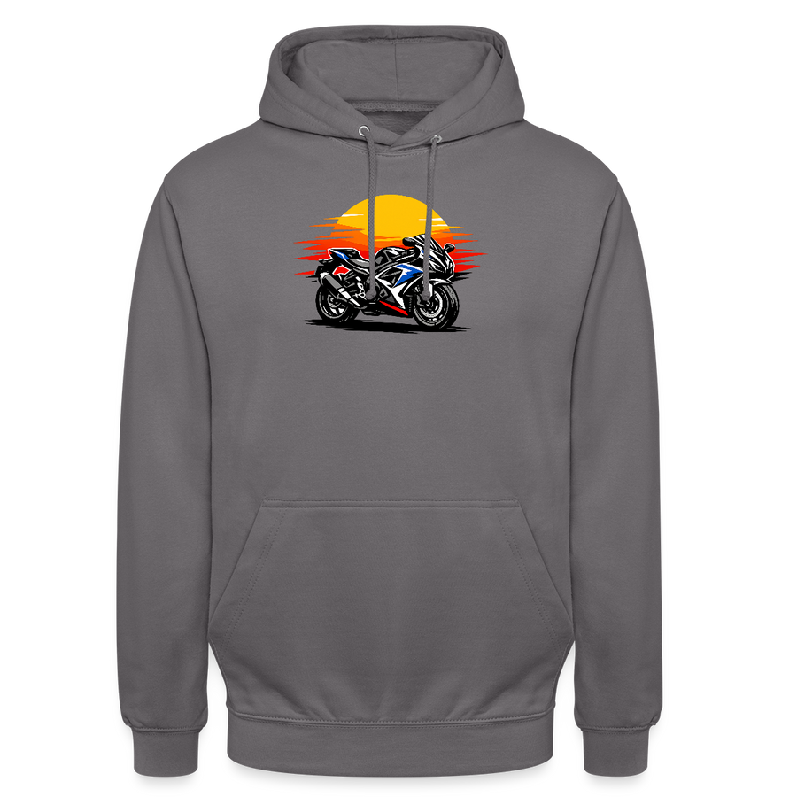Suzuki gsx-r 600 [Hoodie] - Sunset Split - Brysttrykk