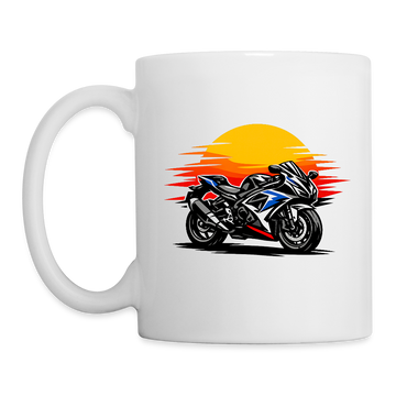 Suzuki gsx-r 600 [Tasse Weiß] - Sunset Split - Einseitig