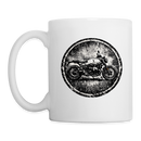 Bmw r ninet pure [Mok Wit] - Grunge Badge - Enkelzijdig