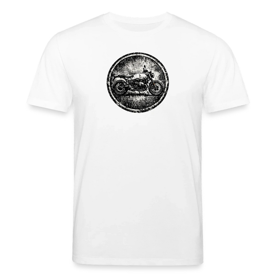 Bmw r ninet pure [T-shirt] - Grunge-badge - Borstafdruk