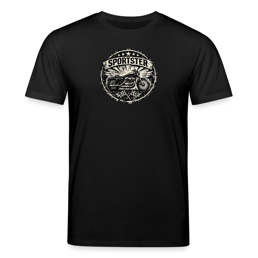 Harley davidson sportster [T-Shirt] - Grunge Badge - Brust Print