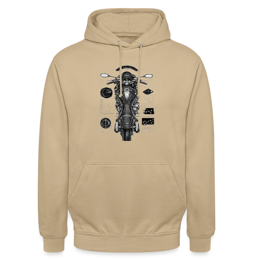 Suzuki gsf 650 [Hoodie] - Technologie descendante - Impression poitrine
