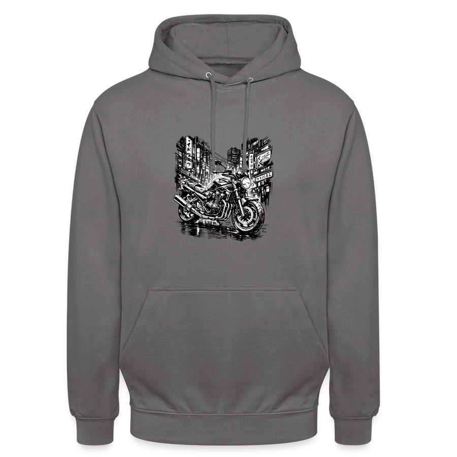 Suzuki gsf 650 [Hoodie] - Manga Neon City - Brust Print