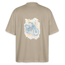 Yamaha XT 600 [Motorize] - Oversize skjorta baksida akvarell - stengrå