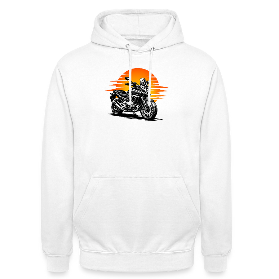 Honda nc 700 [Толстовка] — Sunset Split — Принт на груди