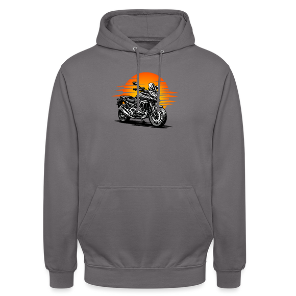 Honda nc 700 [Sudadera con capucha] - Sunset Split - Estampado en el pecho