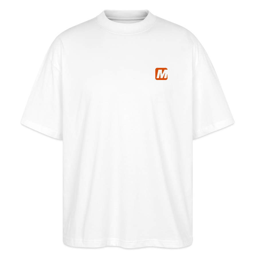 Stanley/Stella oversized unisex biologisch T-shirt blaster - wit