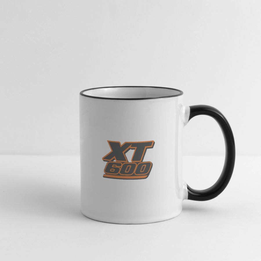 Tasse zweifarbig - Weiß/Schwarz