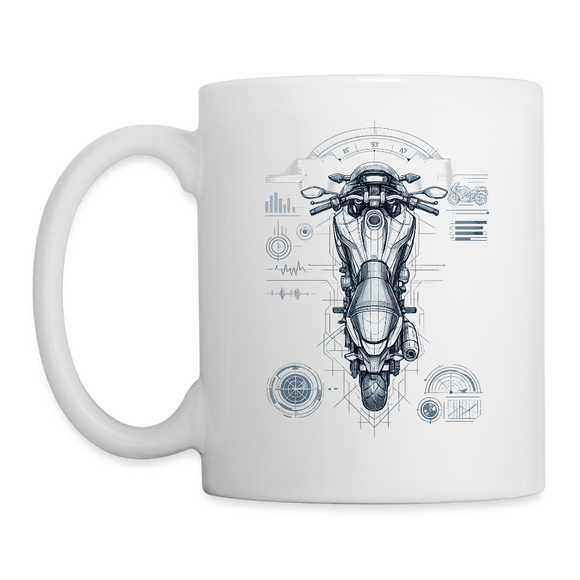 Honda nc 700 [Cup Wit] - Top-Down Tech - Enkelzijdig