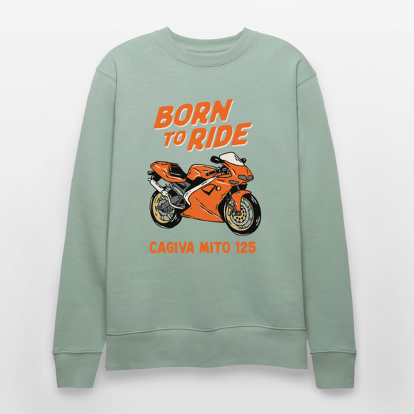 胸 - ライトグレーグリーン