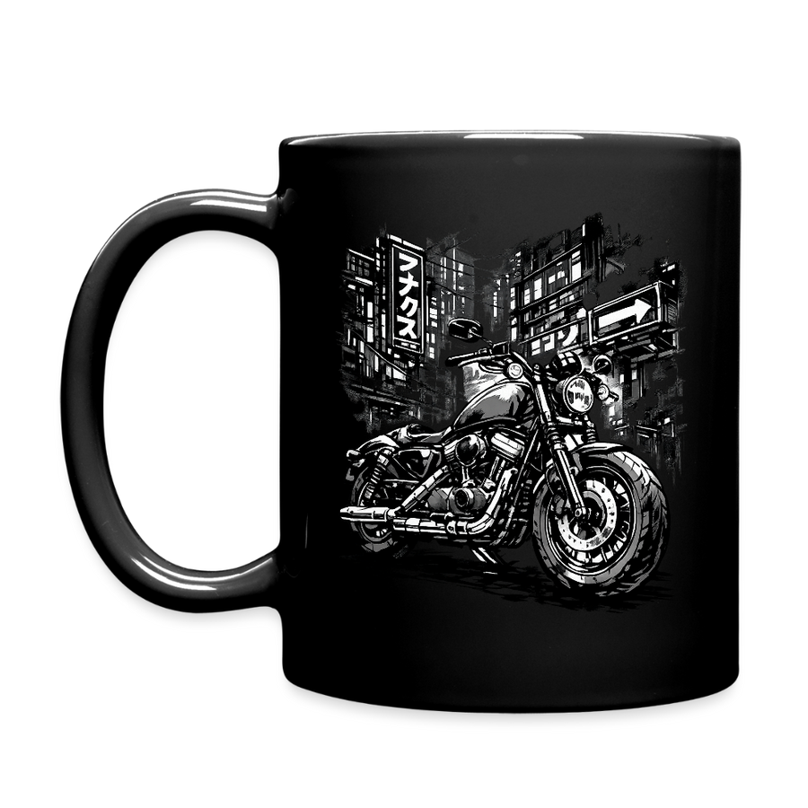 Harley davidson sportster [Mug Black] - Manga Neon City - One-Sided