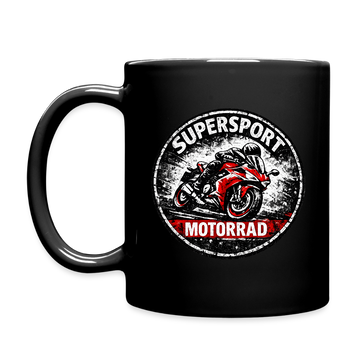 Ducati supersport [Tasse Schwarz] - Grunge Badge - Einseitig