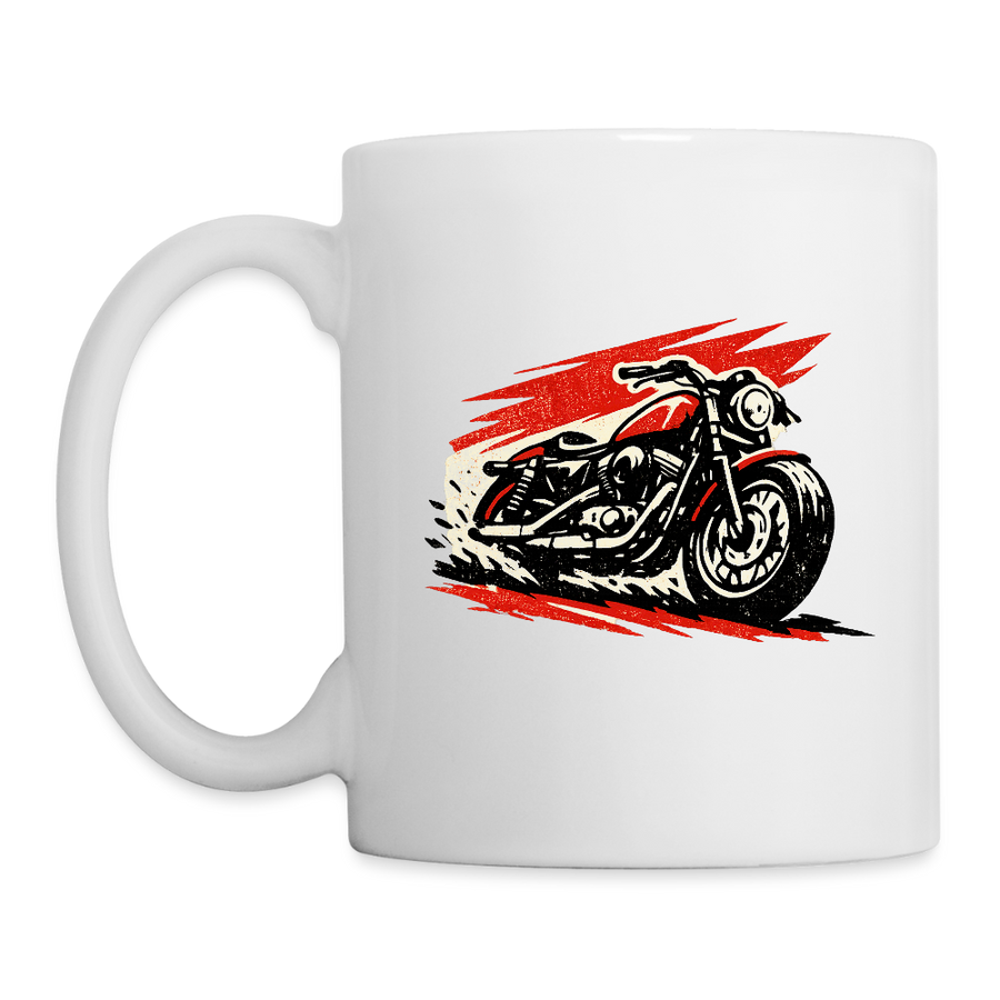 Harley Davidson Sportster [Tazza Bianca] - Retro Rally - Un lato