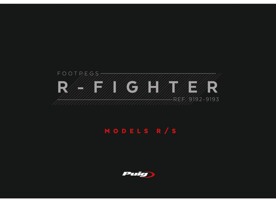 KTM RC 390 [2025] – R-Fighter lábtartók – ezüst
