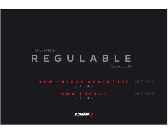 BMW F 750 GS [2024] — Регулируемое лобовое стекло — Тонировка