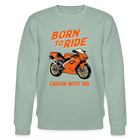 胸 - ライトグレーグリーン