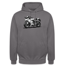 Ducati supersport [Hoodie] - Manga Neon City - Brust Print