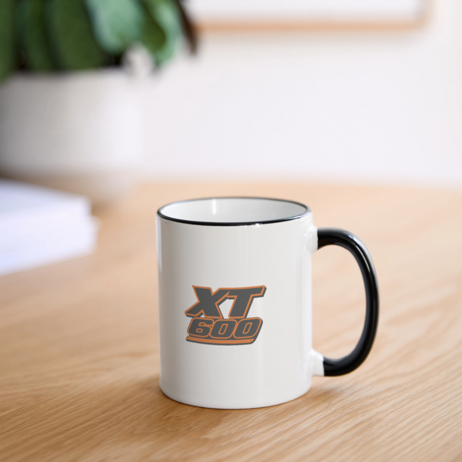 Tasse zweifarbig - Weiß/Schwarz