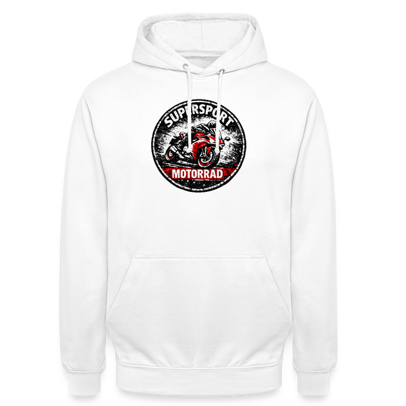 Ducati supersport [Hoodie] - Grunge Badge - Brust Print