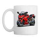 Ducati supersport [Tasse Weiß] - Karikatur - Einseitig