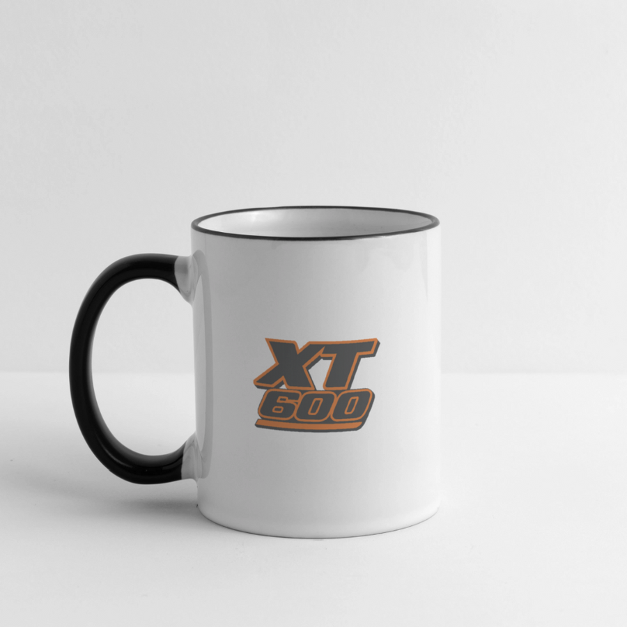 Tasse zweifarbig - Weiß/Schwarz